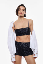 Load image into Gallery viewer, Sequin Crop top

