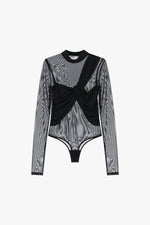 Load image into Gallery viewer, Bodysuit in sheer tulle
