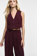 Load image into Gallery viewer, Tailored Burgundy Co-Ord
