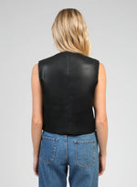 Load image into Gallery viewer, Sleeveless Faux Leather Vest
