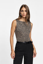 Load image into Gallery viewer, Animal print bodysuit
