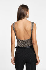 Load image into Gallery viewer, Animal print bodysuit

