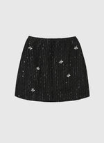 Load image into Gallery viewer, Lace Shirt &amp; Embellished Skirt Set
